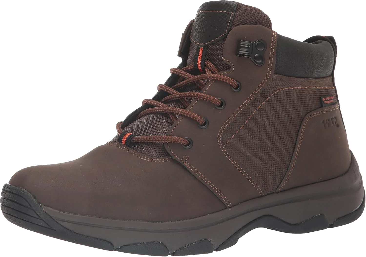 

Мужские ботинки Nunn Bush Excavate с плоским носком и средней щиколоткой для комфортного похода, коричневый