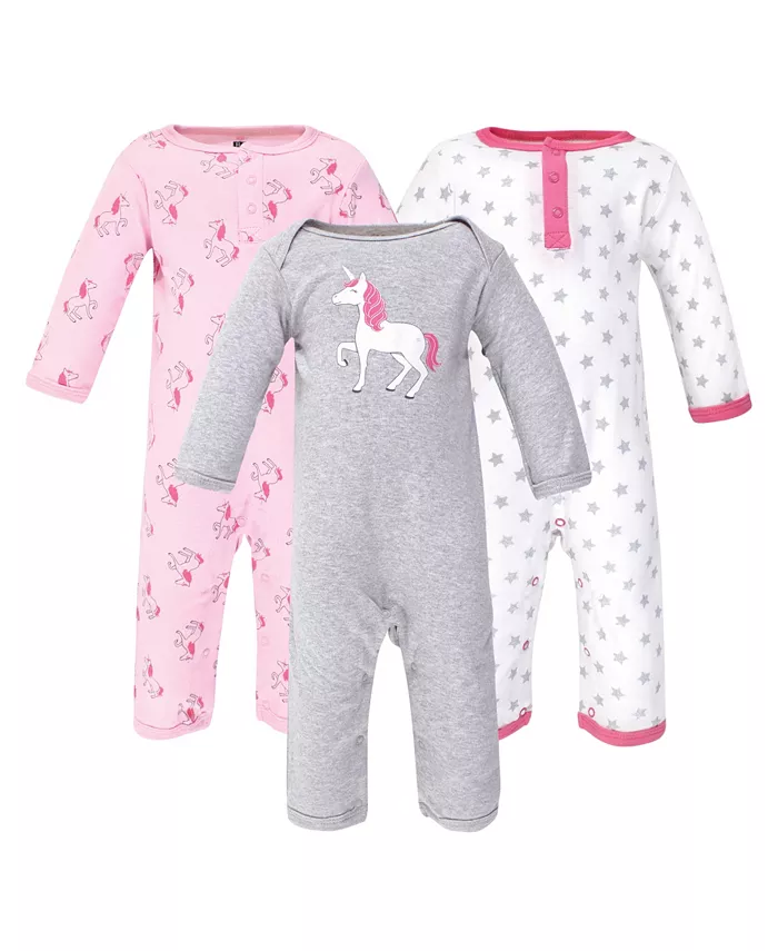 

Детские хлопковые комбинезоны Hudson, 3 шт Hudson Baby, мультиколор
