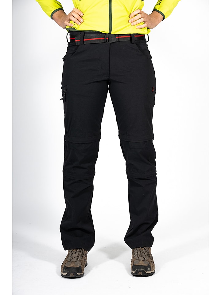 

Maul Sport Функциональные брюки со съемными штанинами "Фельберг" черного цвета