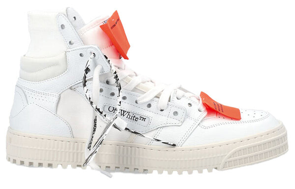 Кроссовки off-court 3.0 high-top sneakers white/orange Off-White, белый — фото 2