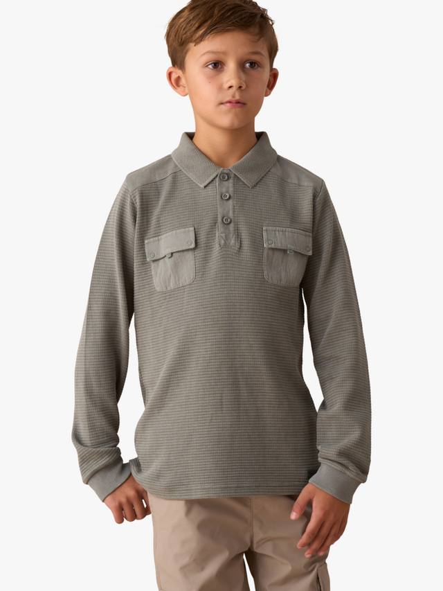 

Детская поло с длинными рукавами Angel & Rocket, Green