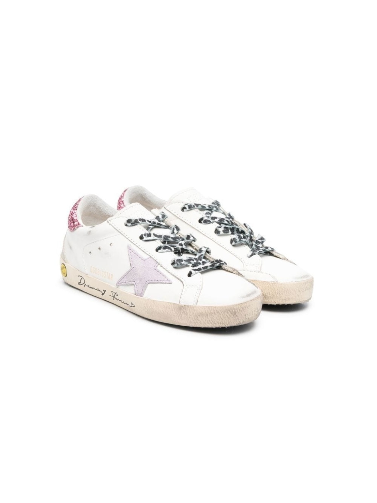 

Golden Goose Kids кеды Super-Star, белый