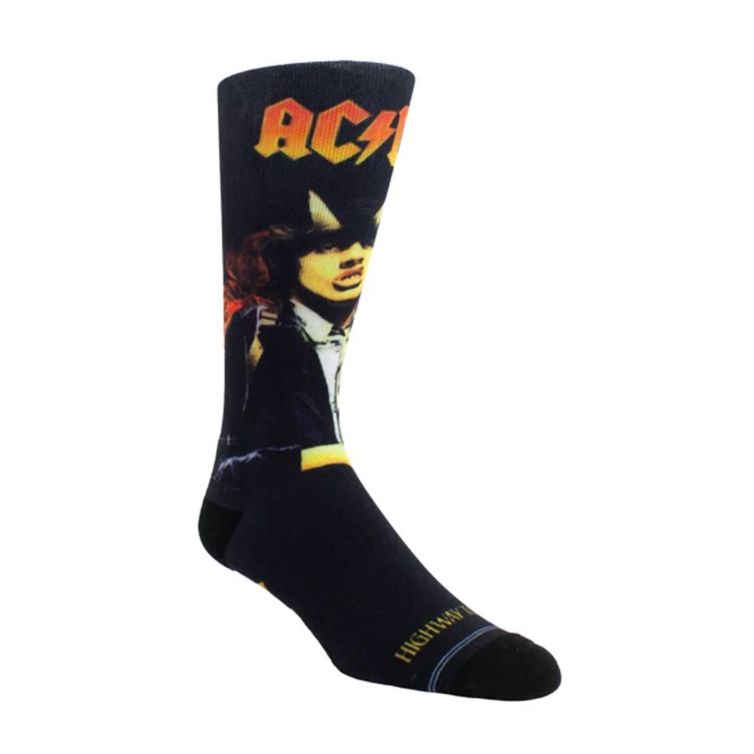 

Унисекс - Носки Ac/dc Highway To Hell черного цвета Perri’s Socks