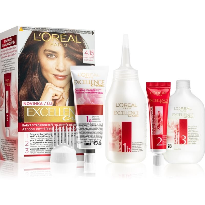 

Краска для волос L'Oreal Paris Excellence Creme оттенок 4.15 L’Oreal Paris