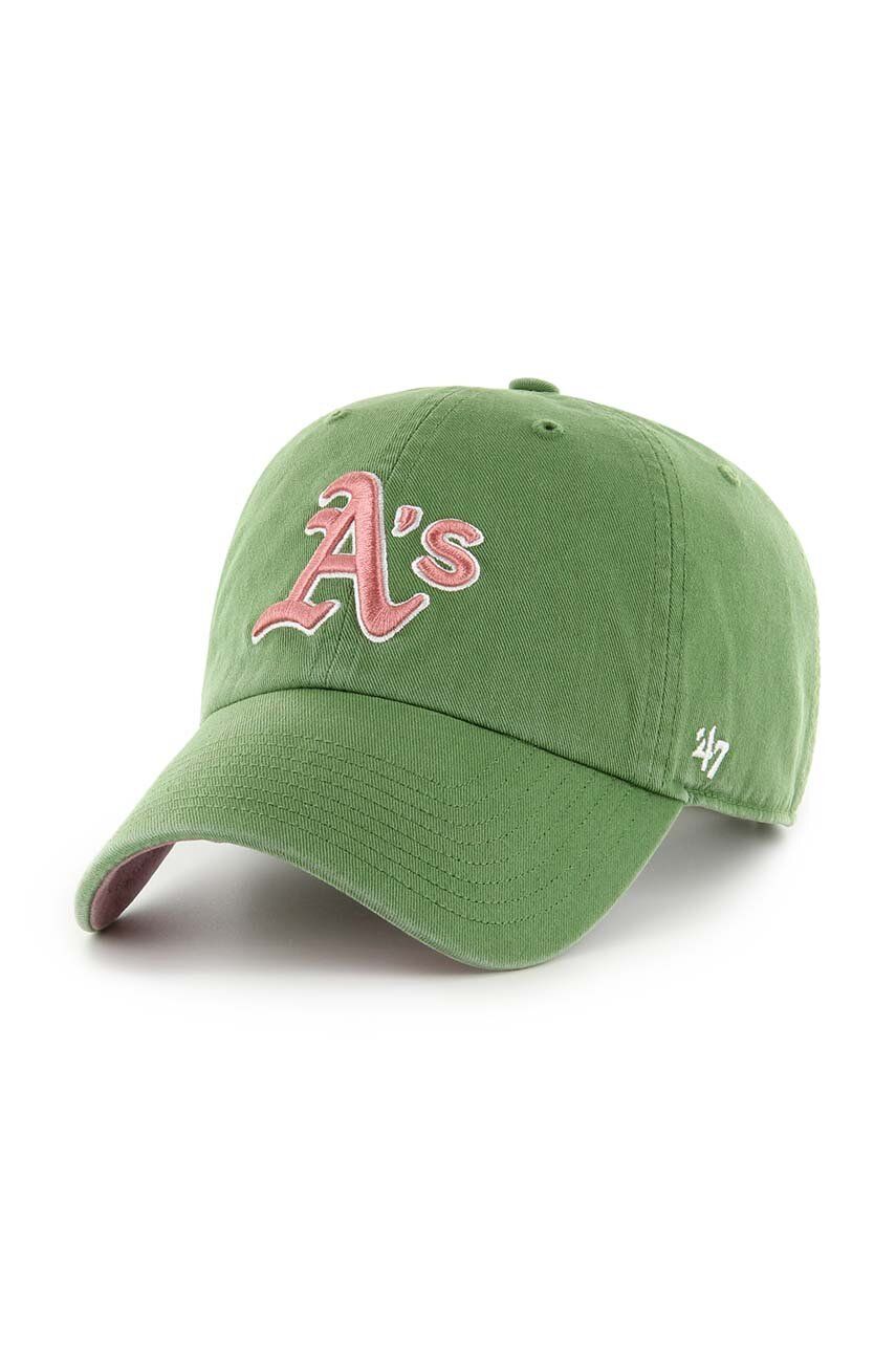 

Хлопковая бейсболка 47 марки MLB Oakland Athletics 47 Brand, зеленый