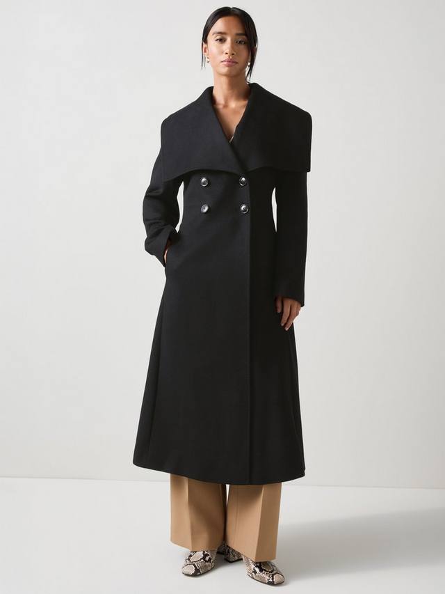 

Пальто из чистой шерсти Petite Rose L.K.Bennett, Black