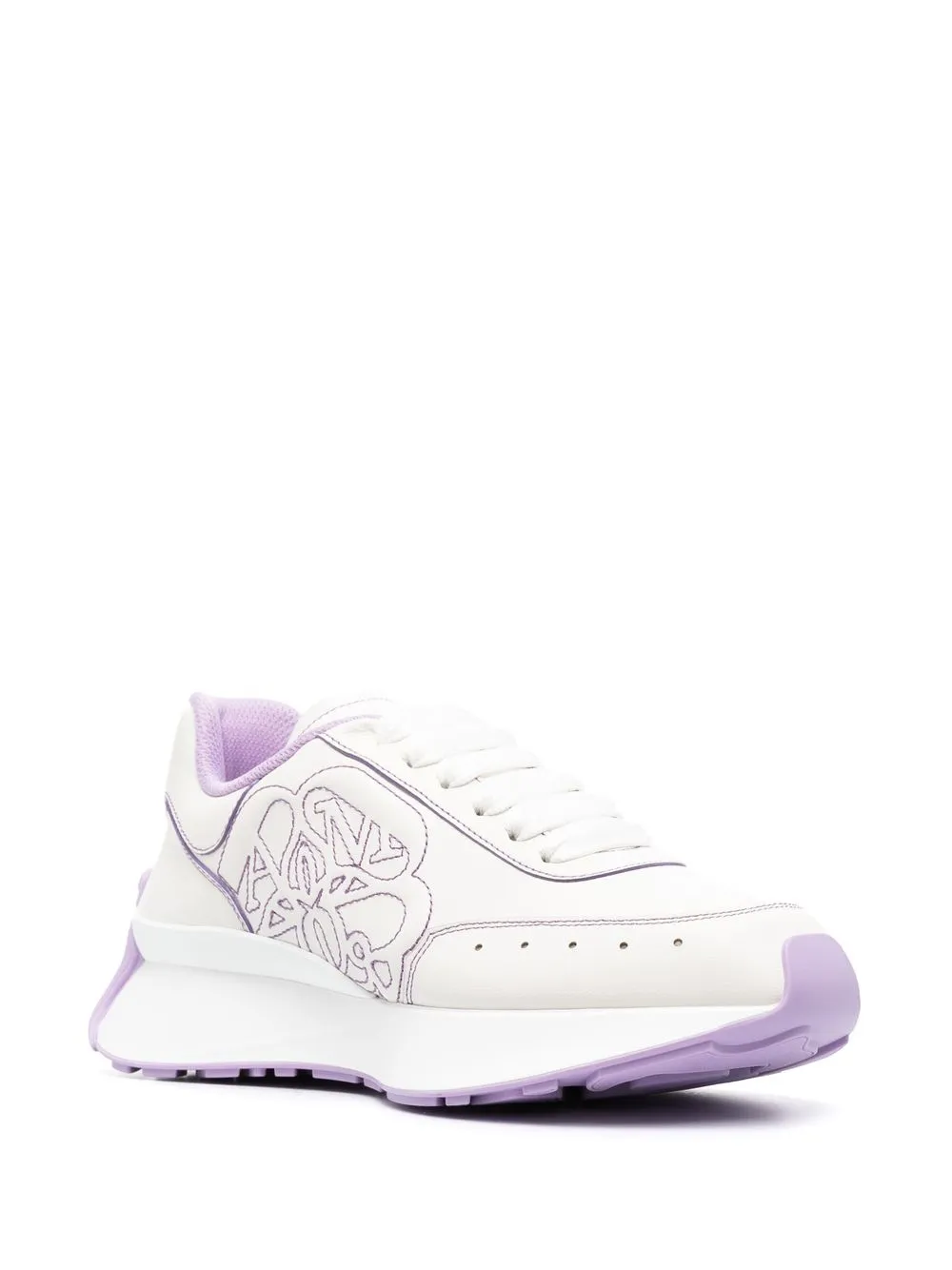 Кроссовки Sprint Runner Alexander McQueen, белый — фото 2