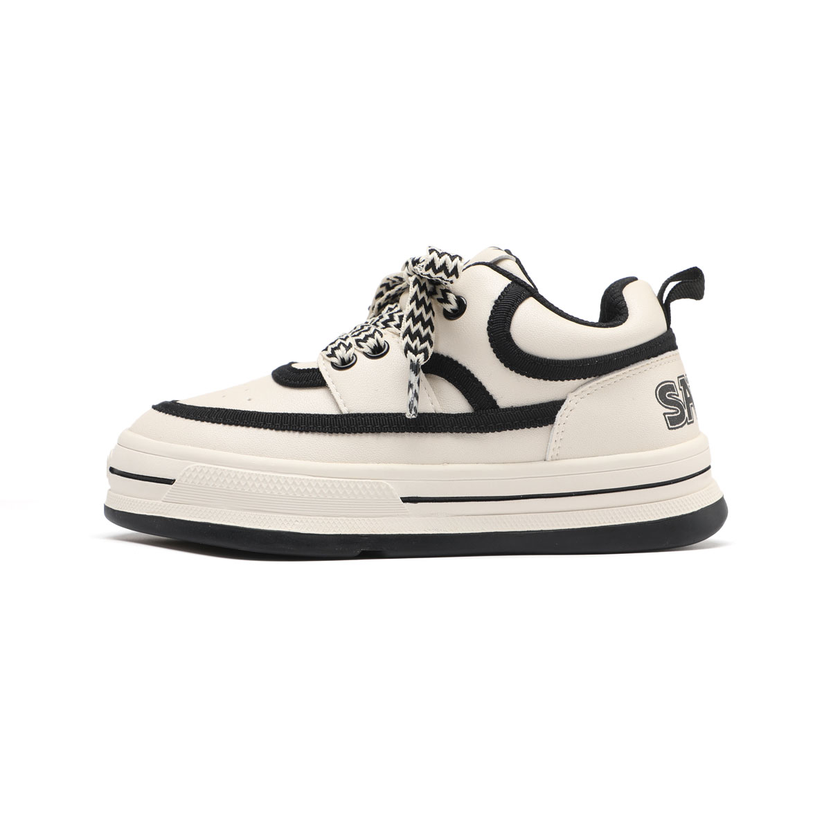 

Низкие детские кроссовки для повседневной жизни Satchi, бежевый/черный