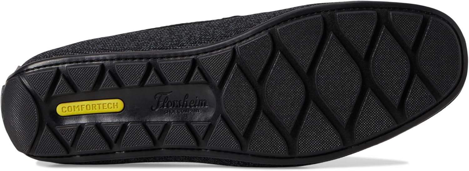 Мужские мокасины Florsheim Motor Knit с пенни и носком-мокто, черный — фото 3