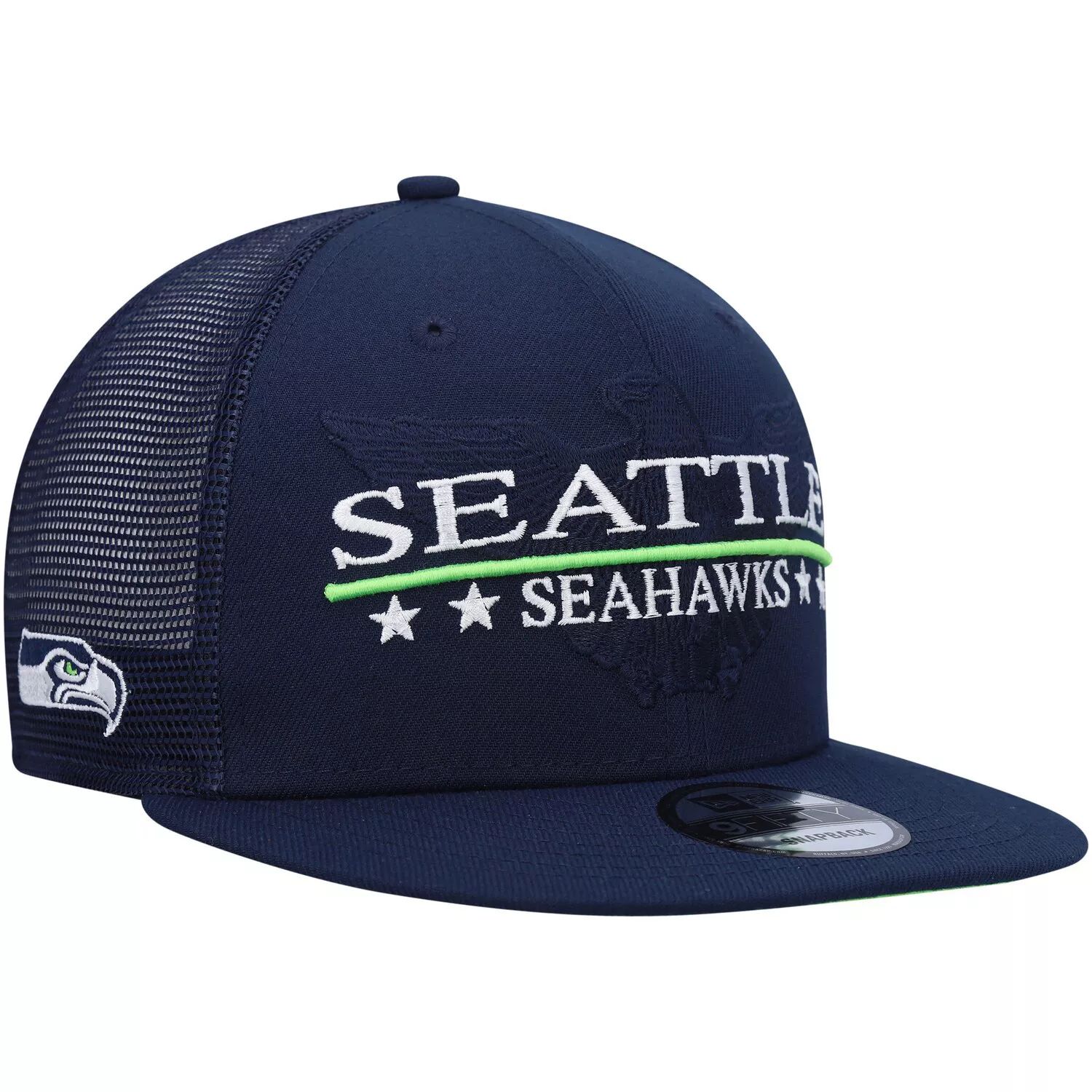 

Мужская темно-синяя кепка New Era College Seattle Seahawks Totem 9FIFTY Snapback