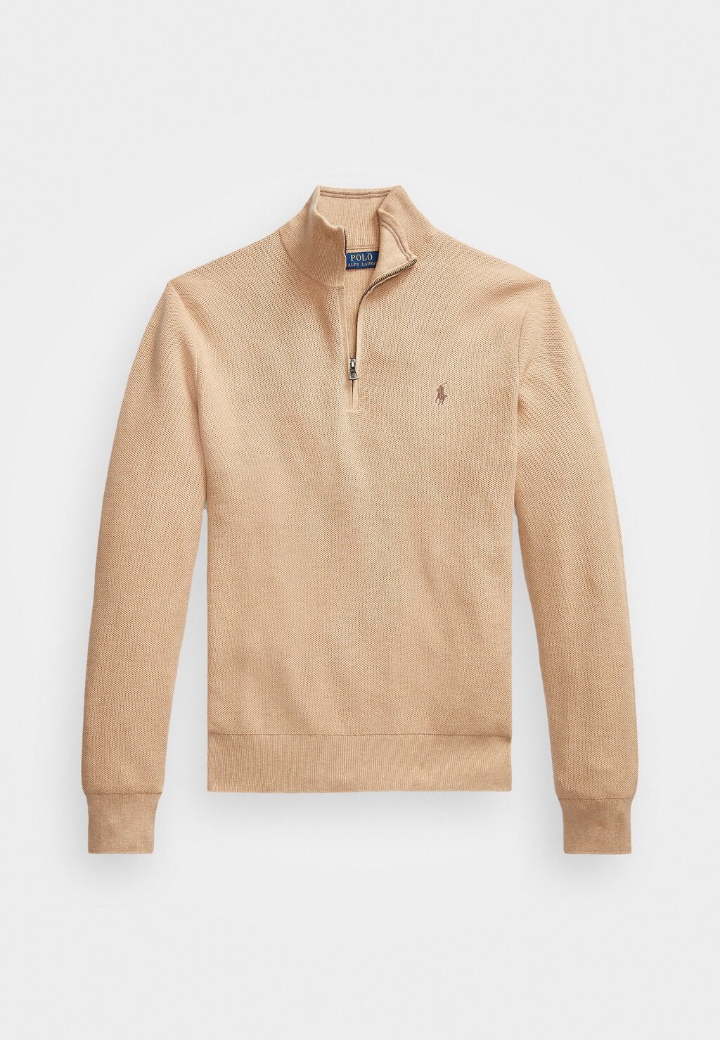 Свитер Long Sleeve Polo Ralph Lauren, цвет camel melange — фото 4