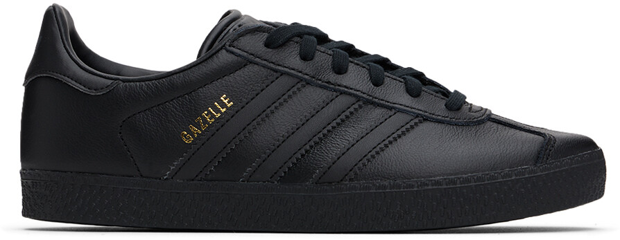 

Большие детские черные кроссовки Gazelle Adidas Kids