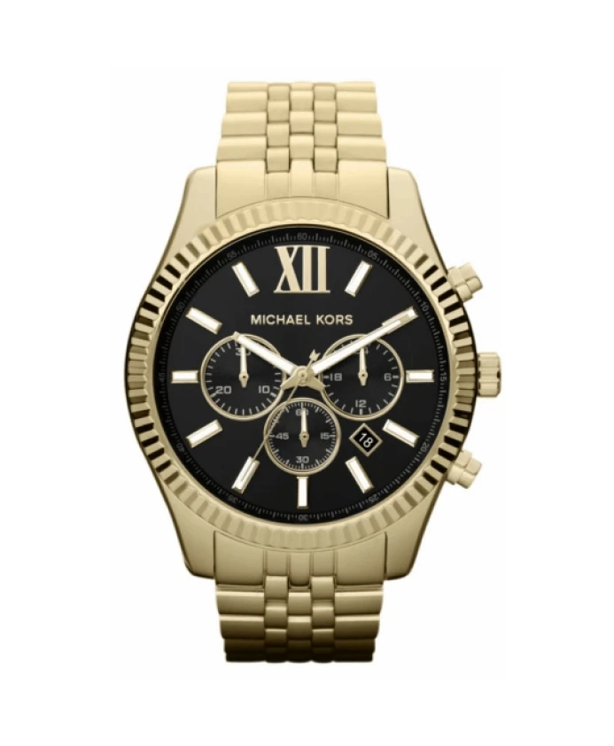 

Золотые мужские часы из нержавеющей стали. Michael Kors, желтый