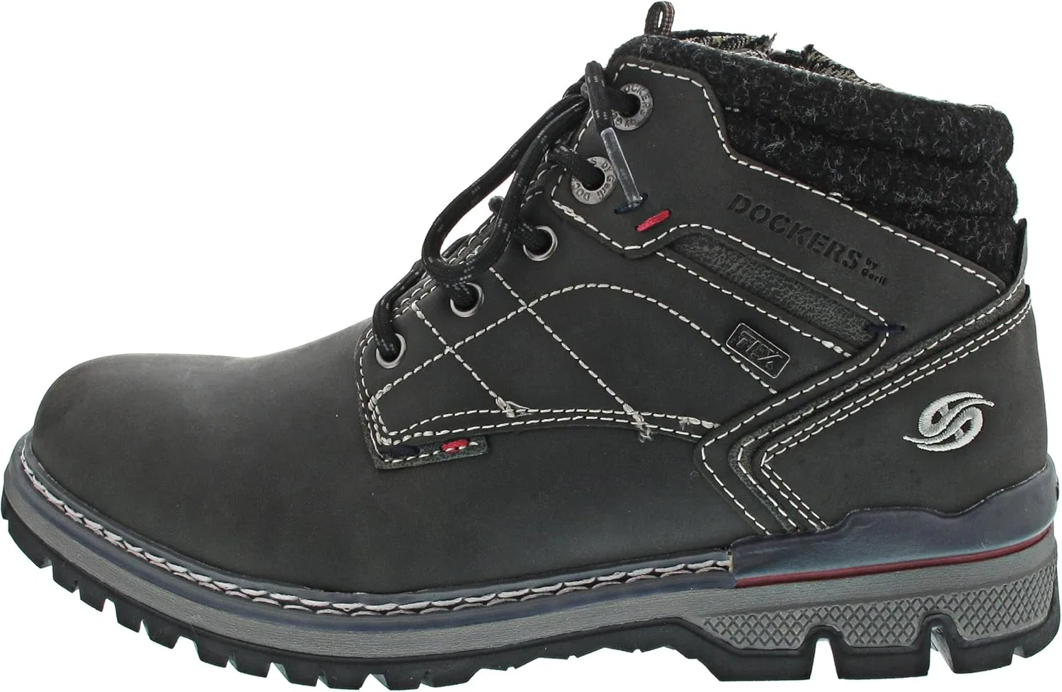 Мужские ботинки на шнуровке Dockers by Gerli 53TA003, Black 53Ta003 650100