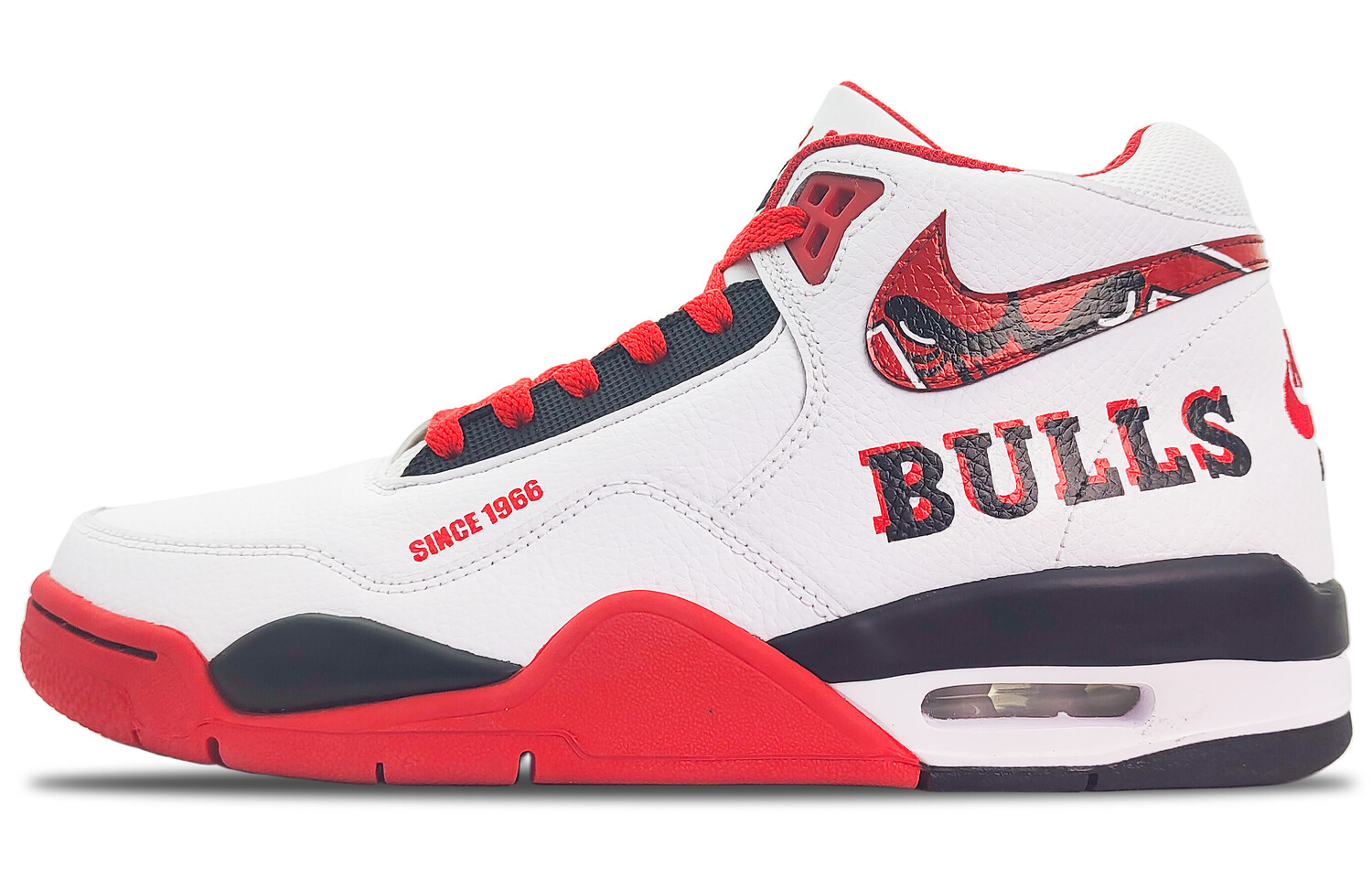 

Кроссовки Nike Flight Legacy Vintage Basketball Shoes Unisex Mid-top Red, белый