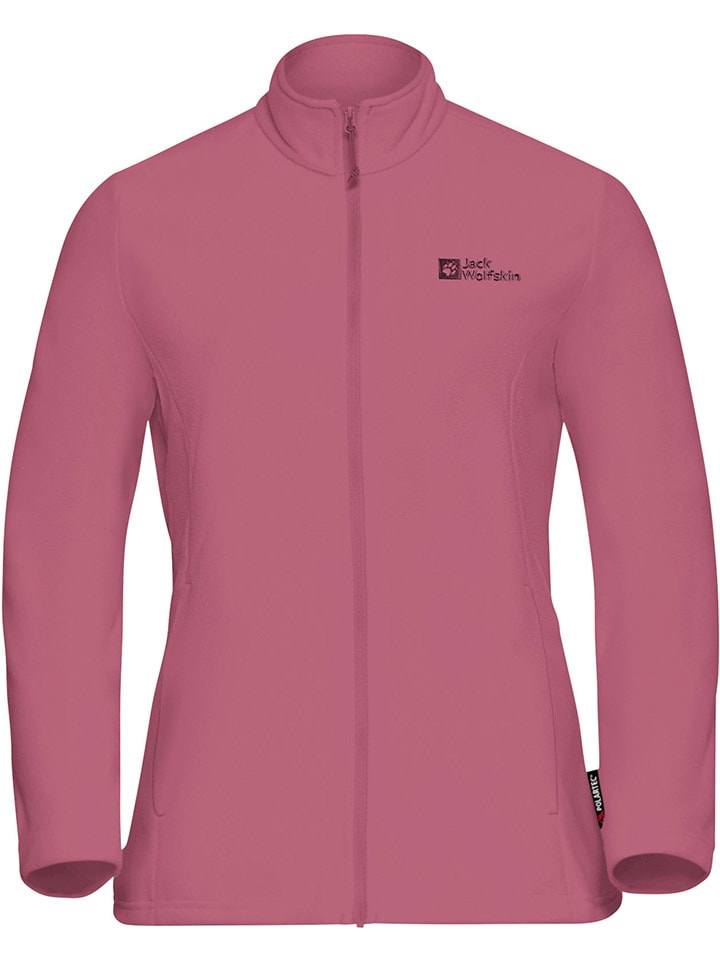 

Флисовая куртка "Taunus" ягодного цвета Jack Wolfskin