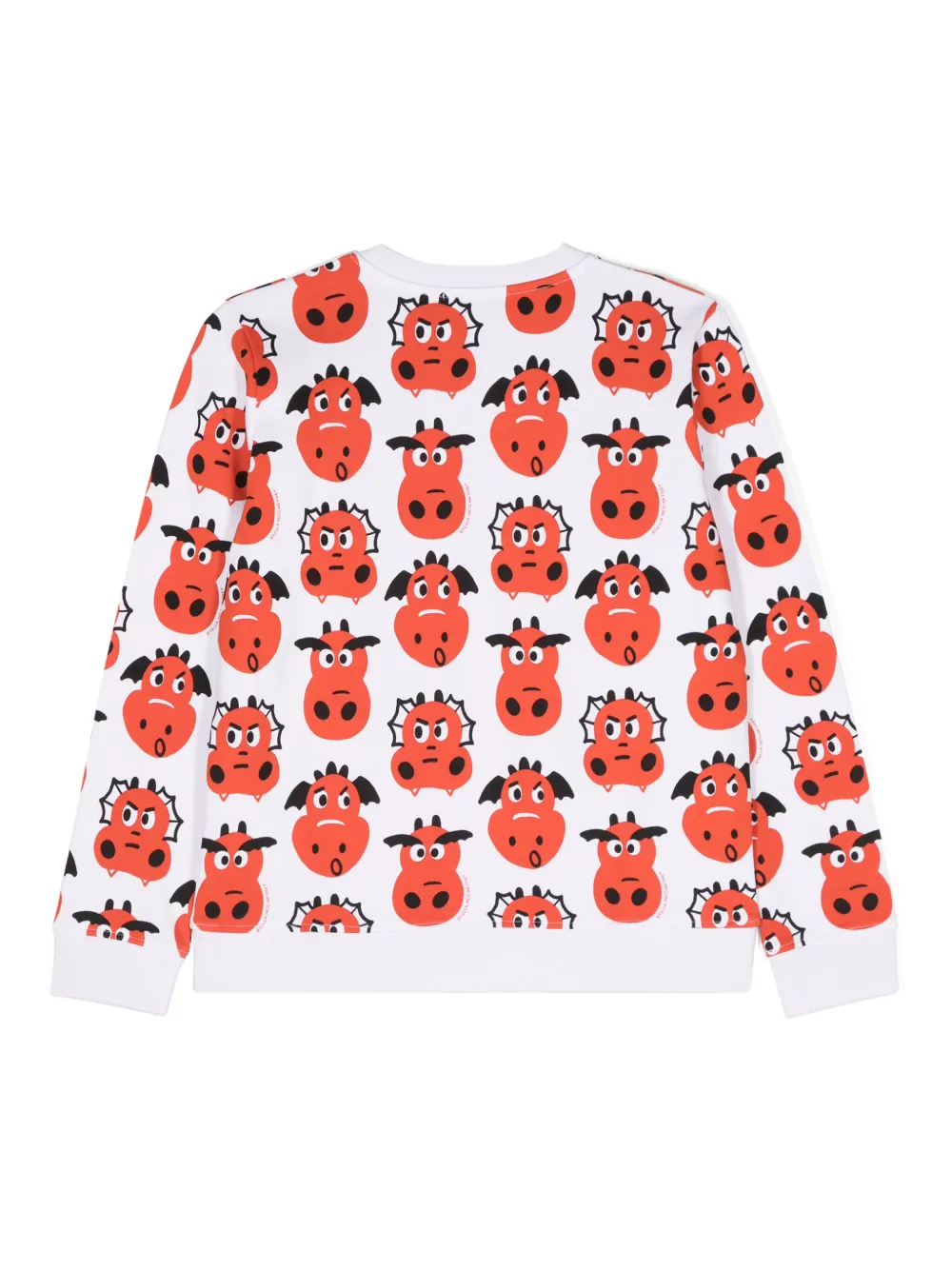 Толстовка Year of the Dragon Stella McCartney Kids, белый — фото 2