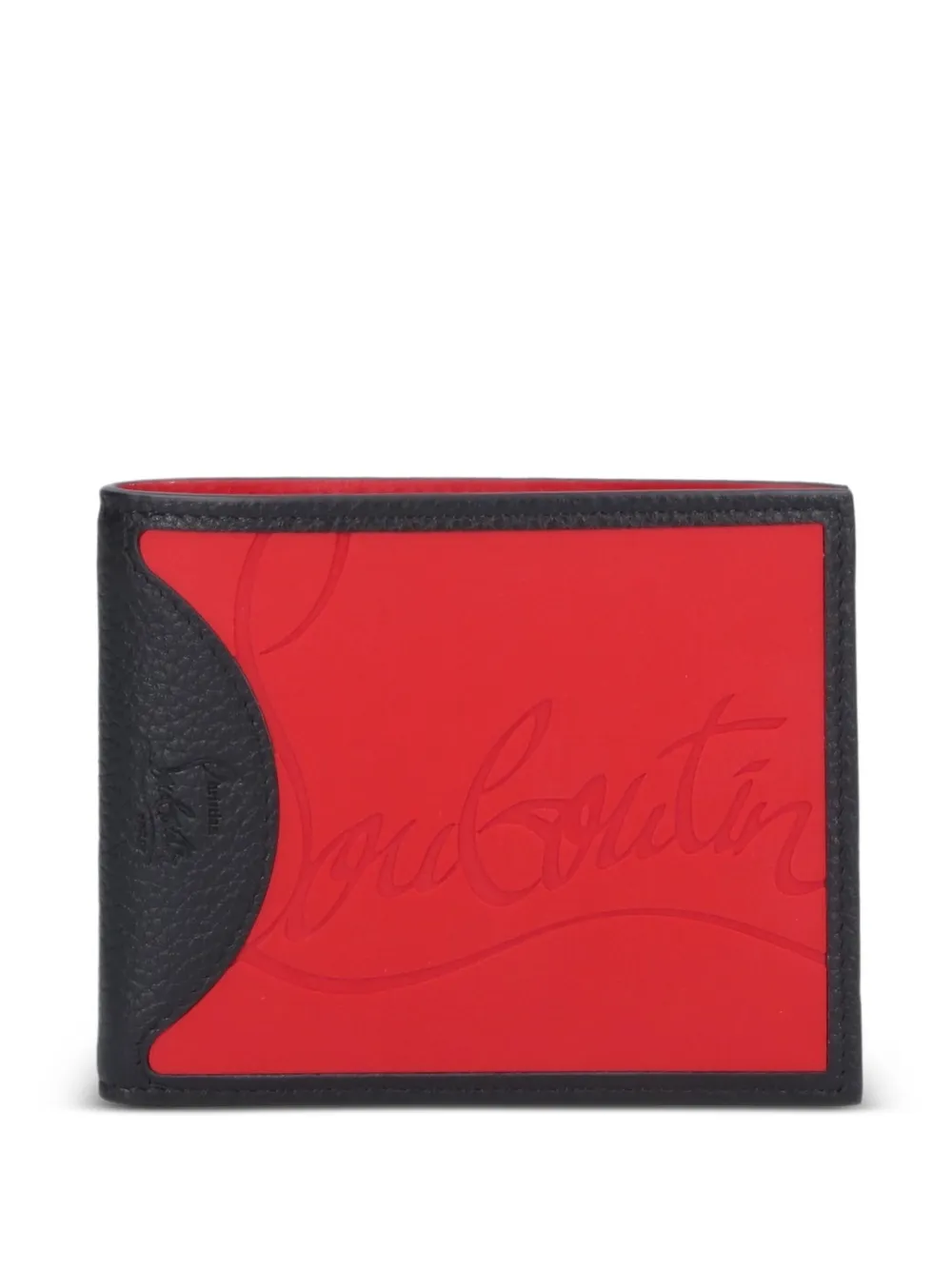

Складной кошелек с тиснением Coolcard Christian Louboutin, красный