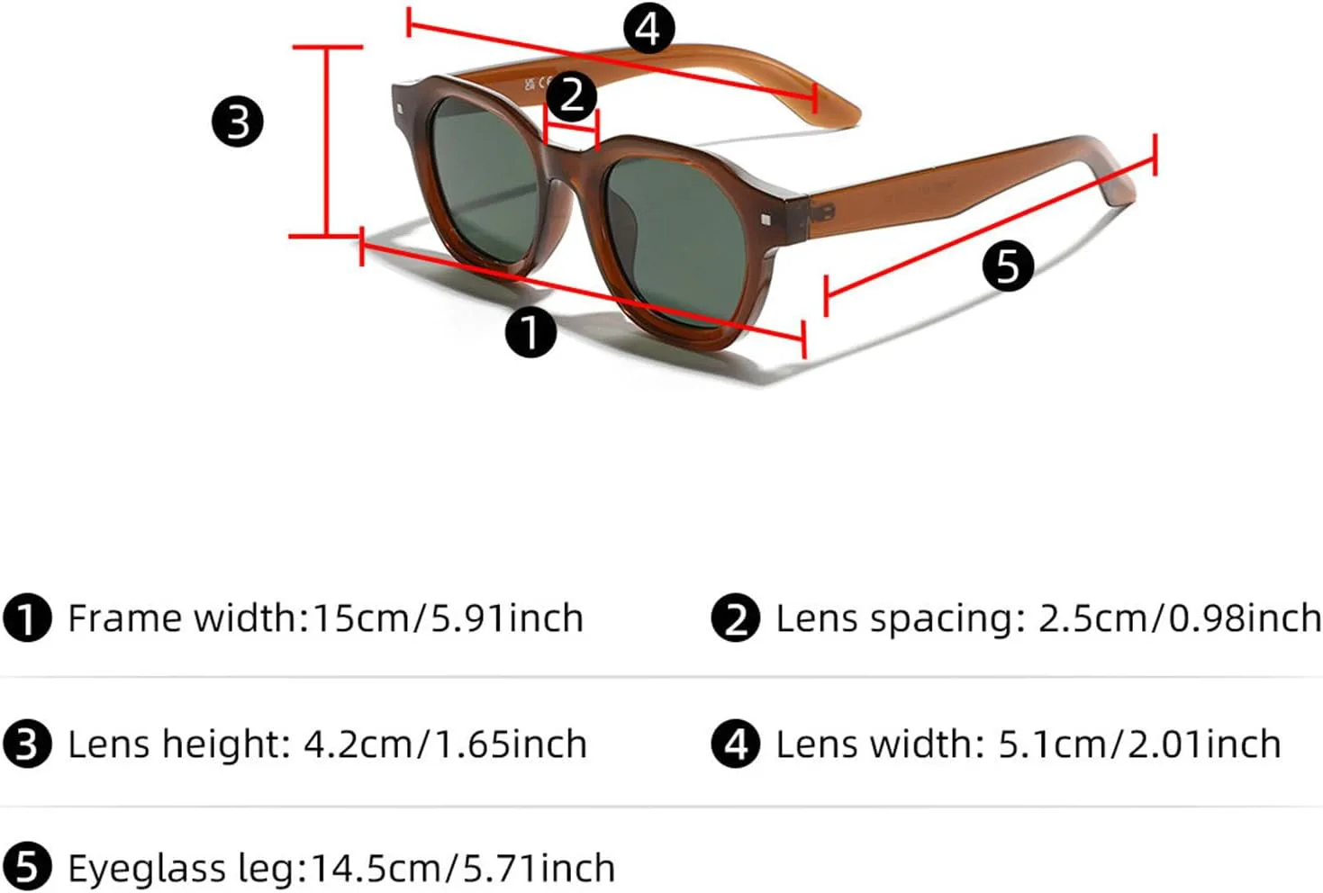 

Willochra Модные круглые солнцезащитные очки для женщин, роскошные коричневые солнцезащитные очки, женские очки с черными заклепками, солнцезащитные очки UV400, C2
