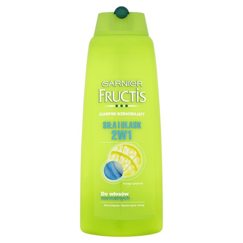 

Garnier, Fructis Strength and Shine 2in1, укрепляющий шампунь, 400 мл