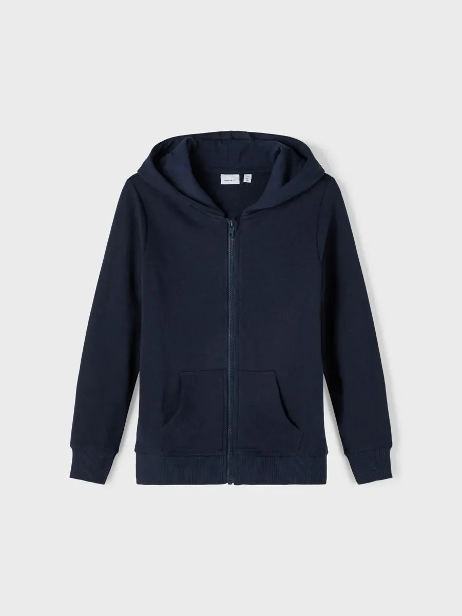 Имя It толстовка "NKMNESWEAT CARD W HOOD UNB NOOS" Name It, цвет Dark Sapphire — фото 3