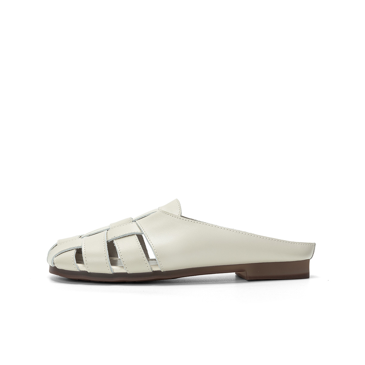 Женские тапочки с закрытым носком Q.VONTON, кофе