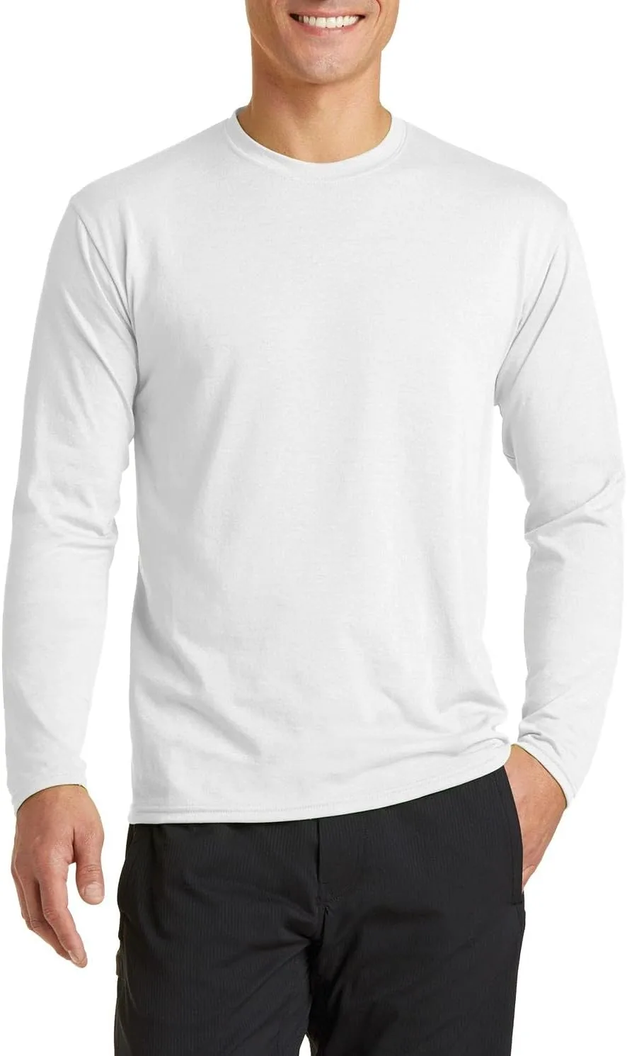 

Мужская футболка JustBlanks с длинным рукавом Regular Fit