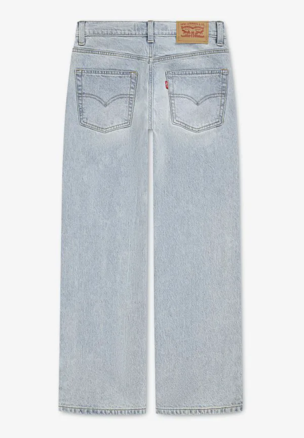 578 мешковатые джинсы прямого кроя Levi'S, Baby Blue Essentials — фото 2