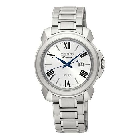 

Часы SEIKO Premier Series Solar Energy Silver, серебряный