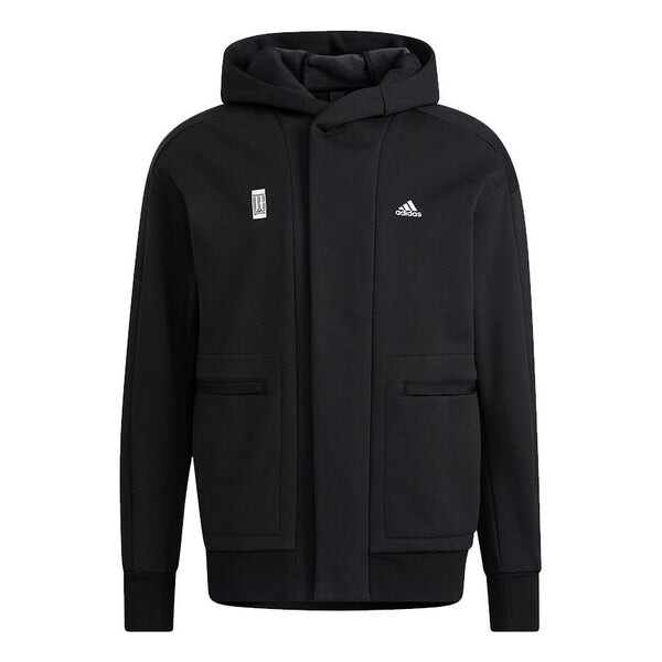 

Куртка adidas Logo Sports Hooded Jacket Black, черный