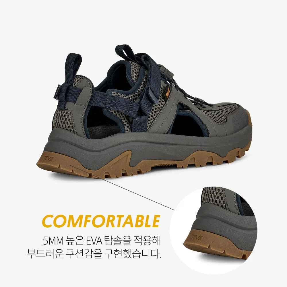 Мужские спортивные сандалии Hurricane XLT3 CT тёмно-серые от Teva — фото 4