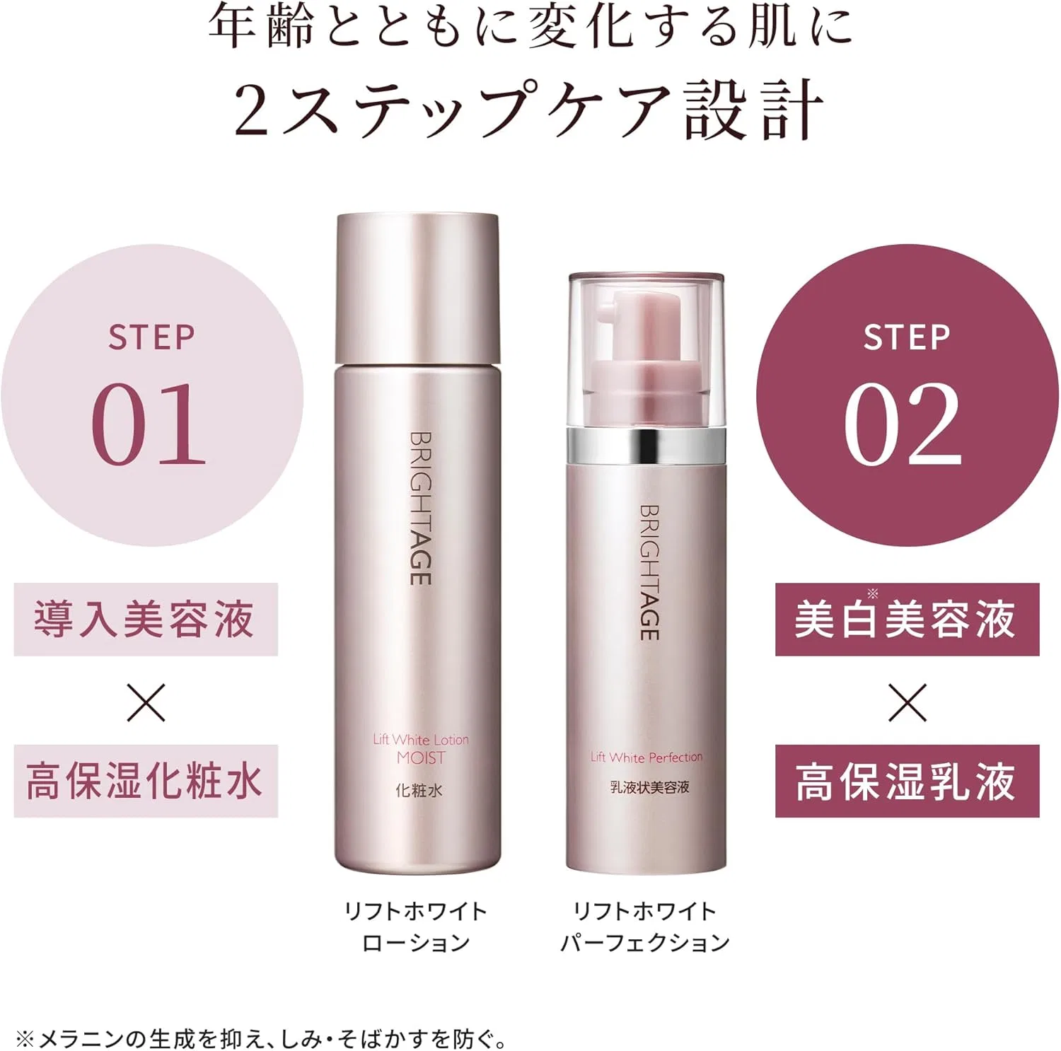 Набор для ухода за кожей Bright Age Lift White Lotion Moist 120 мл — фото 4