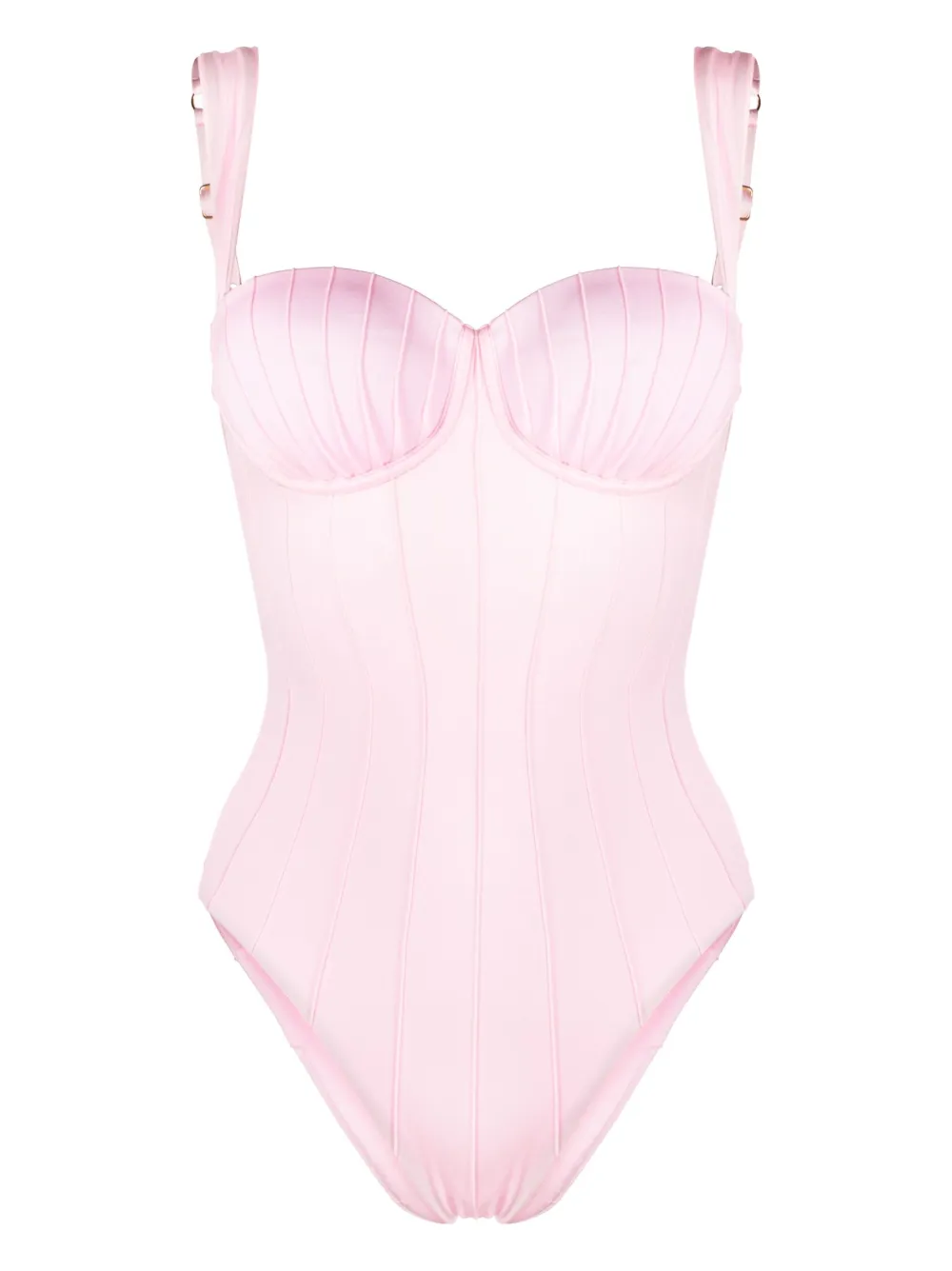 

Купальник с чашками-балконет Noire Swimwear, розовый