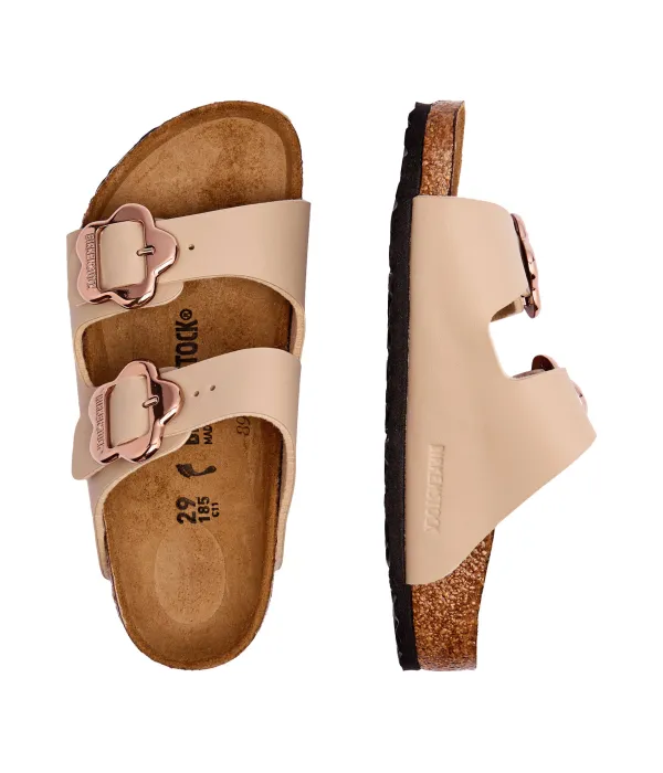 Тапочки Аризона Narrow fit Birkenstock, бежевый — фото 3