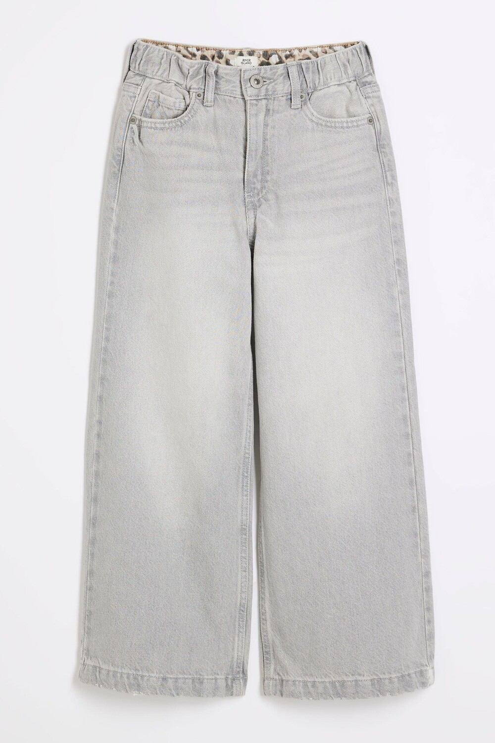 

Широкие джинсы для девочек River Island, серый