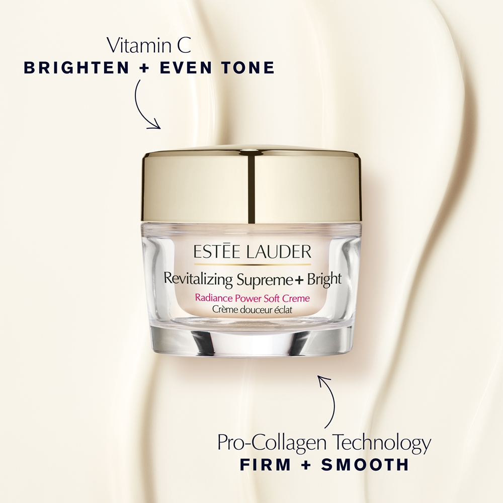 Revitalizing Supreme+ Bright Radiance Power Soft Creme Освежающий увлажняющий крем с осветляющим и разглаживающим эффектом Estée Lauder, 50 мл — фото 3