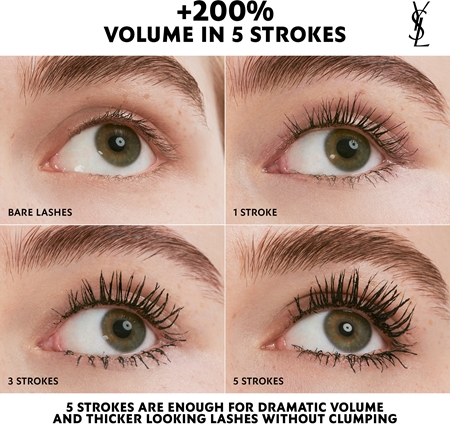 Водостойкая тушь для объема Yves Saint Laurent Lash Clash Waterproof, dla kobiet Black 8,6 ml — фото 4