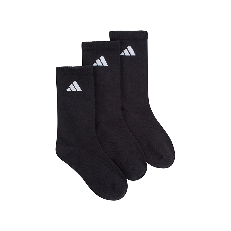 Унисекс черные носки до середины икры Adidas 9 Double Loads — фото 2