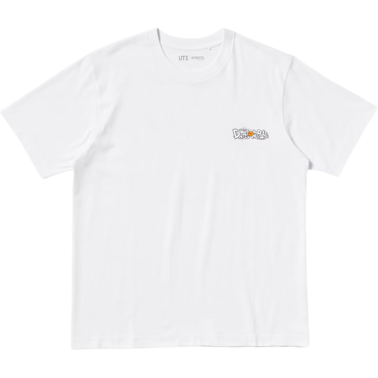 UNIQLO Футболка Unisex White Dragon Ball X Dragon Ball Collaboration — фото 4