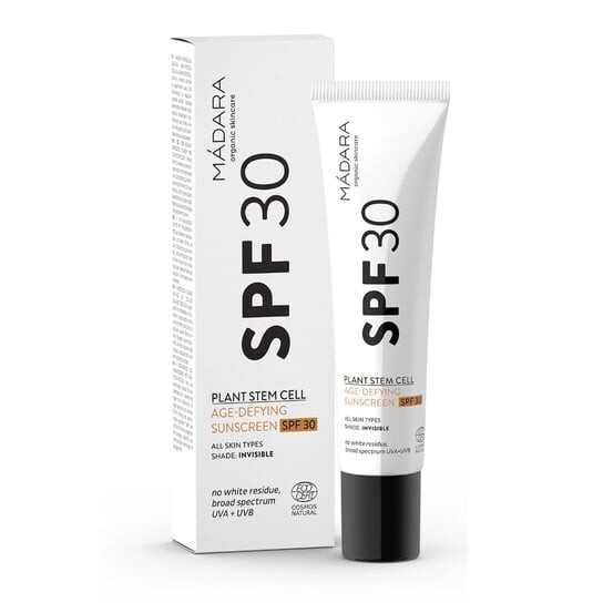 

Крем против морщин с фильтром SPF 30, 40 мл Madara, Age Defying Sunscreen