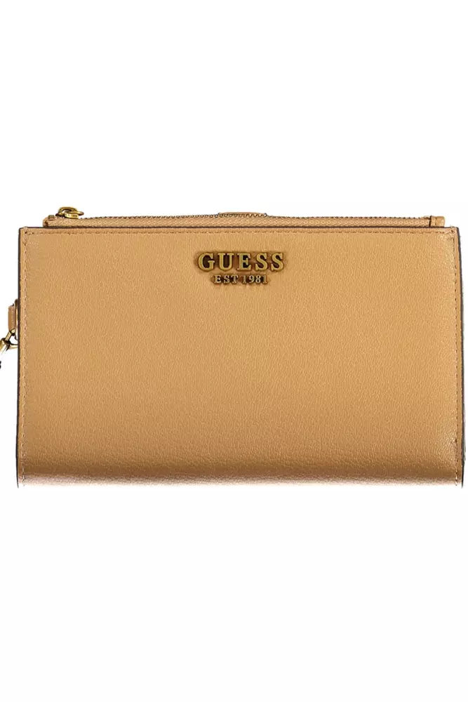 

Коричневый полиэтиленовый мужской кошелек Guess Shoes
