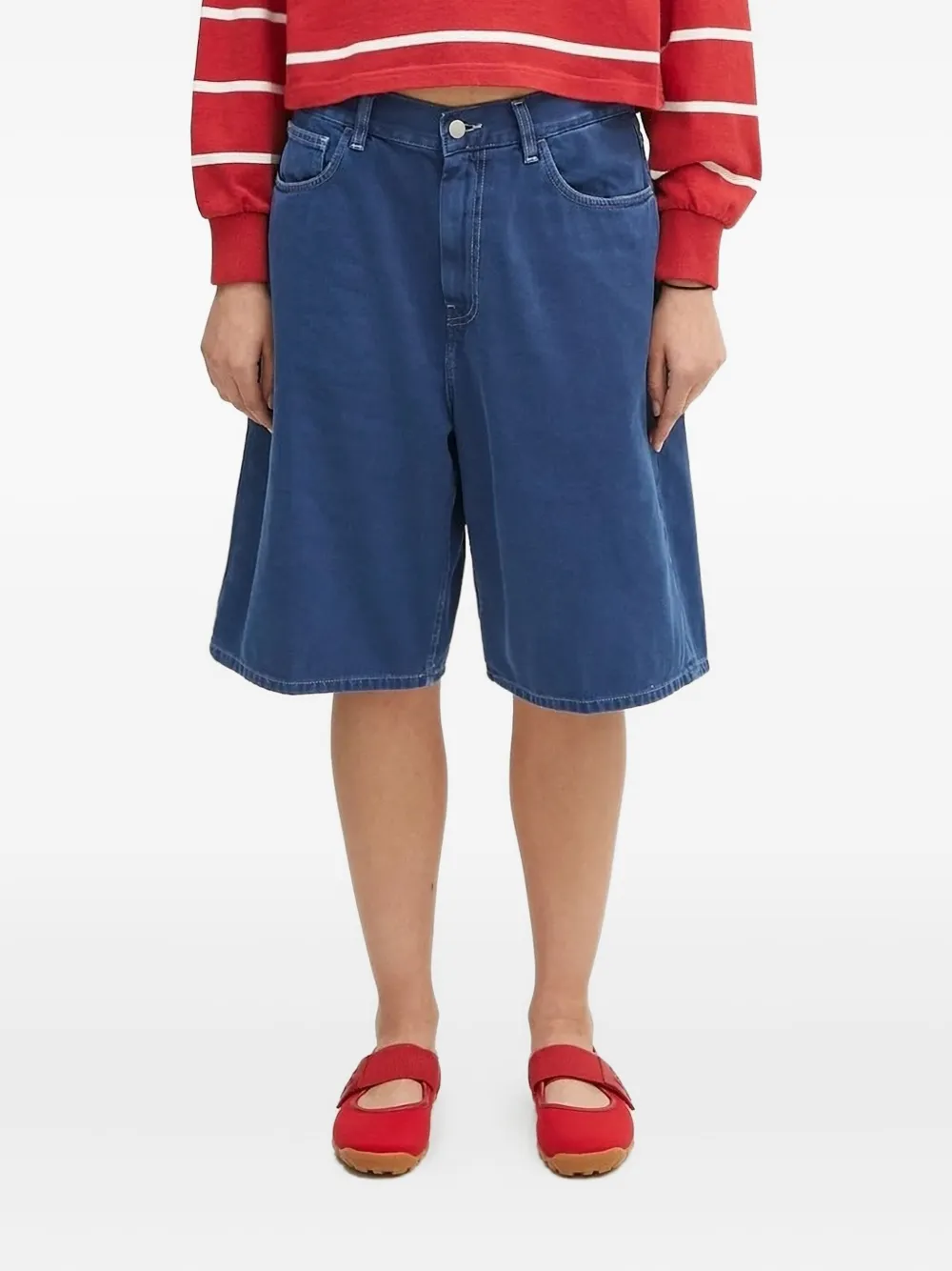 

Хлопковые шорты Brandon CARHARTT WIP, синий