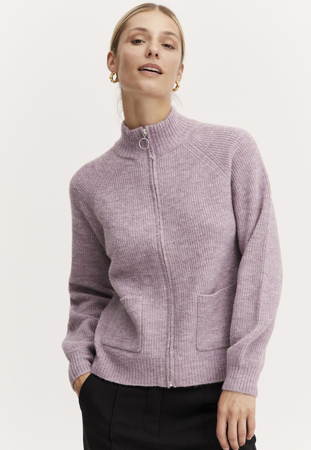 

Кардиган b.young BYMARTINE POCKET, цвет orchid haze melange