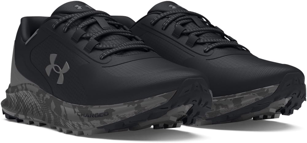 Under Armour мужские кроссовки Charged Bandit Trail 3 Storm Proof для трейлраннинга, (001) Black/Castlerock/White — фото 2