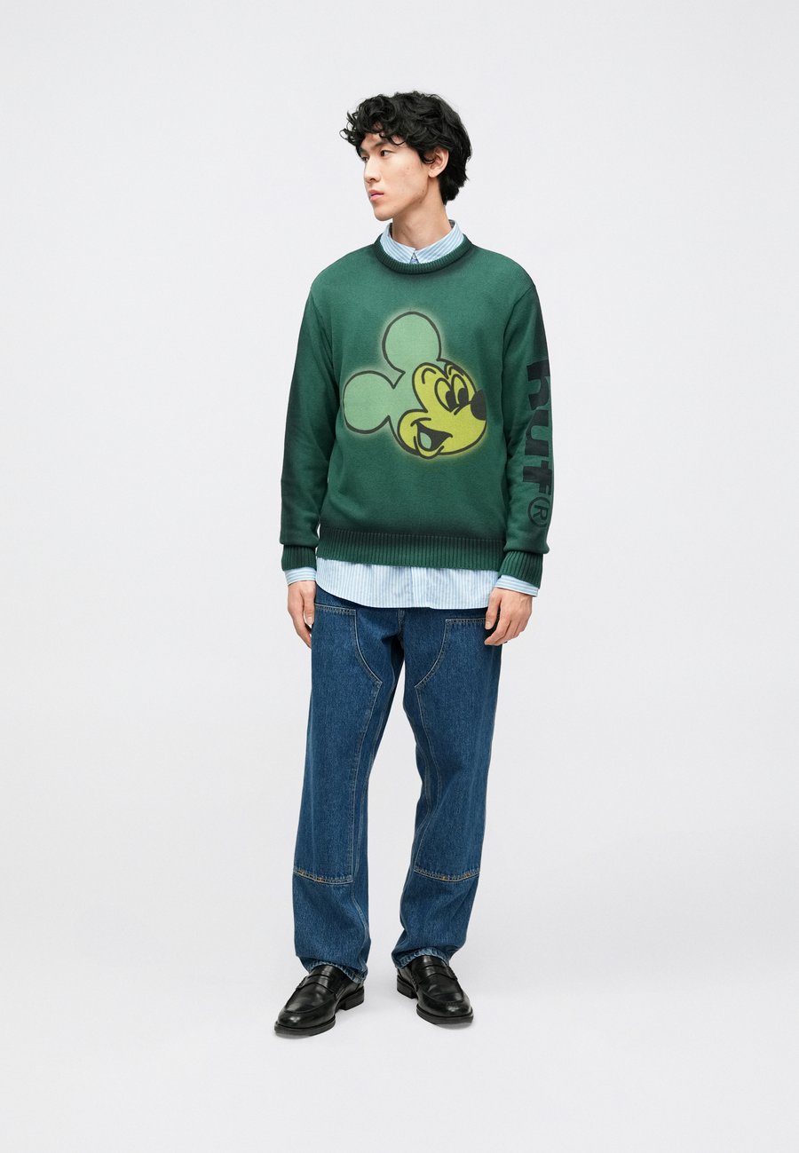 

Джемпер HUF MICKEY SPRAY CREW NECK SWEATER UNISEX, Forest Green/Dark Green