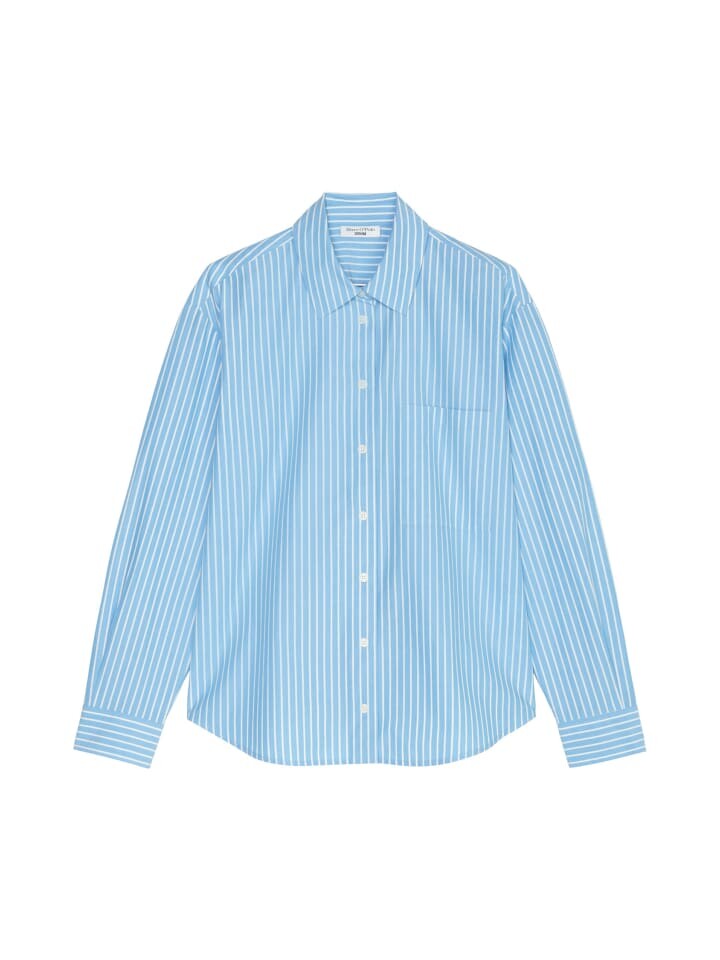 

Блуза Marc O'Polo DENIM Streifenbluse regular, цвет Medium Blue