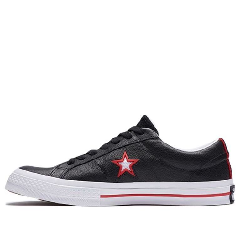 

Кеды Converse One Star M shoes black, красный