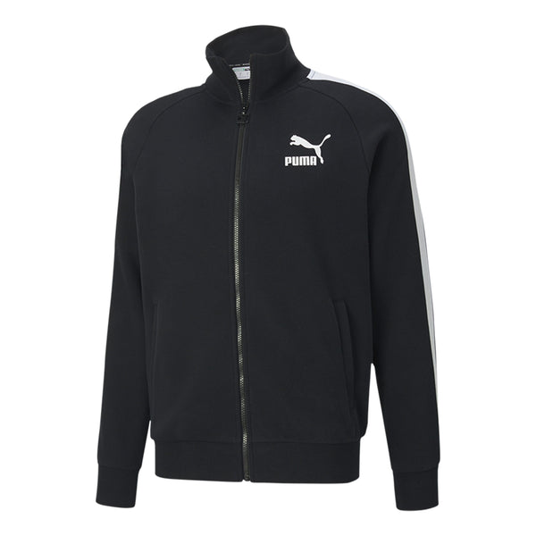 

Куртка iconic t7 track jacket 'black' Puma, черный