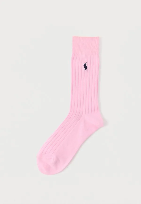 Египетские ребристые носки, одинарные носки Polo Ralph Lauren, Pink