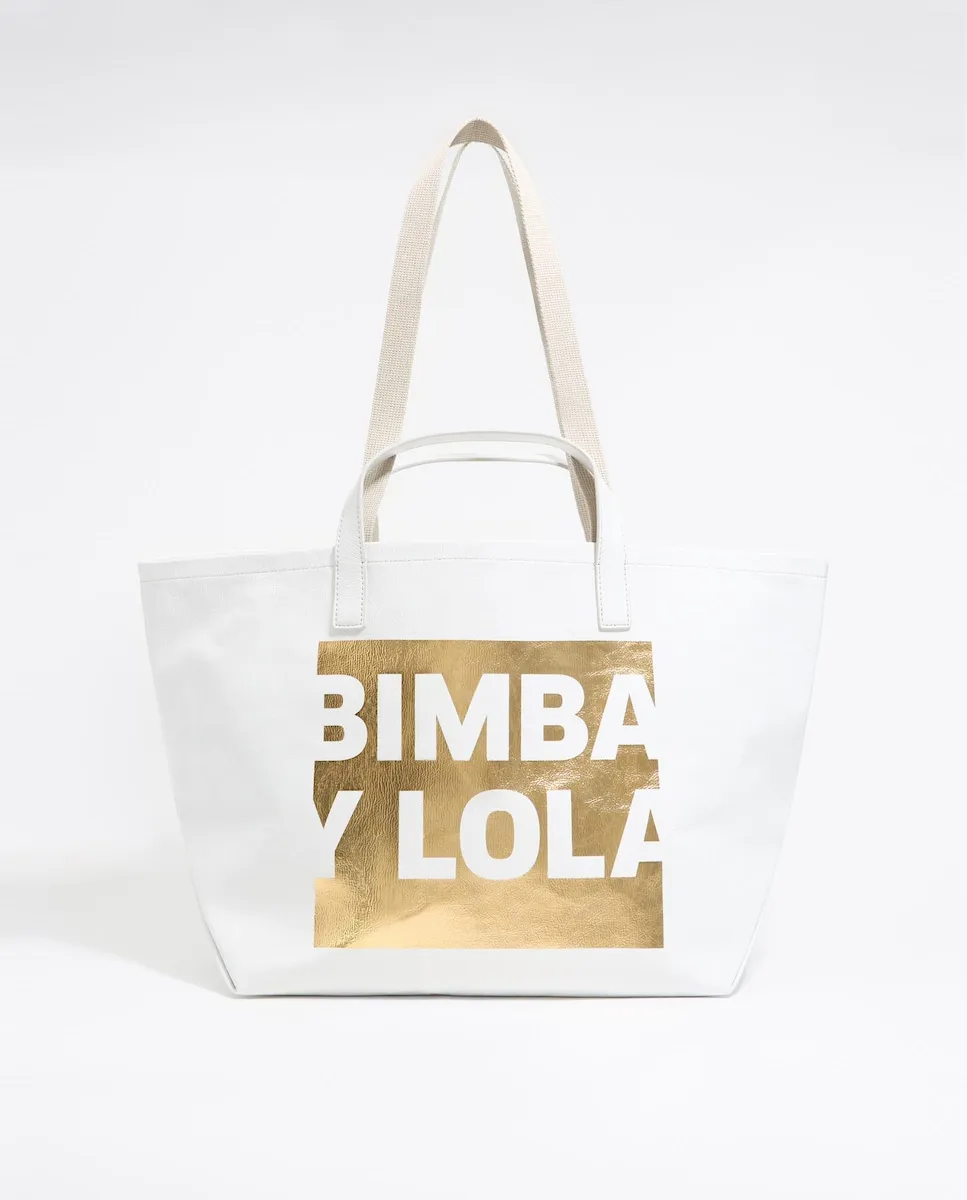 

Большая женская сумка-шопер через плечо Bimba Y Lola, пастельно-розовый